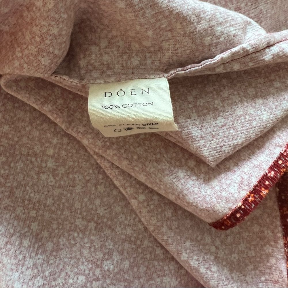 Doen Red Women's Floral Print Mountain Dress California Wildflower in Burgundy M - Picture 7 of 8